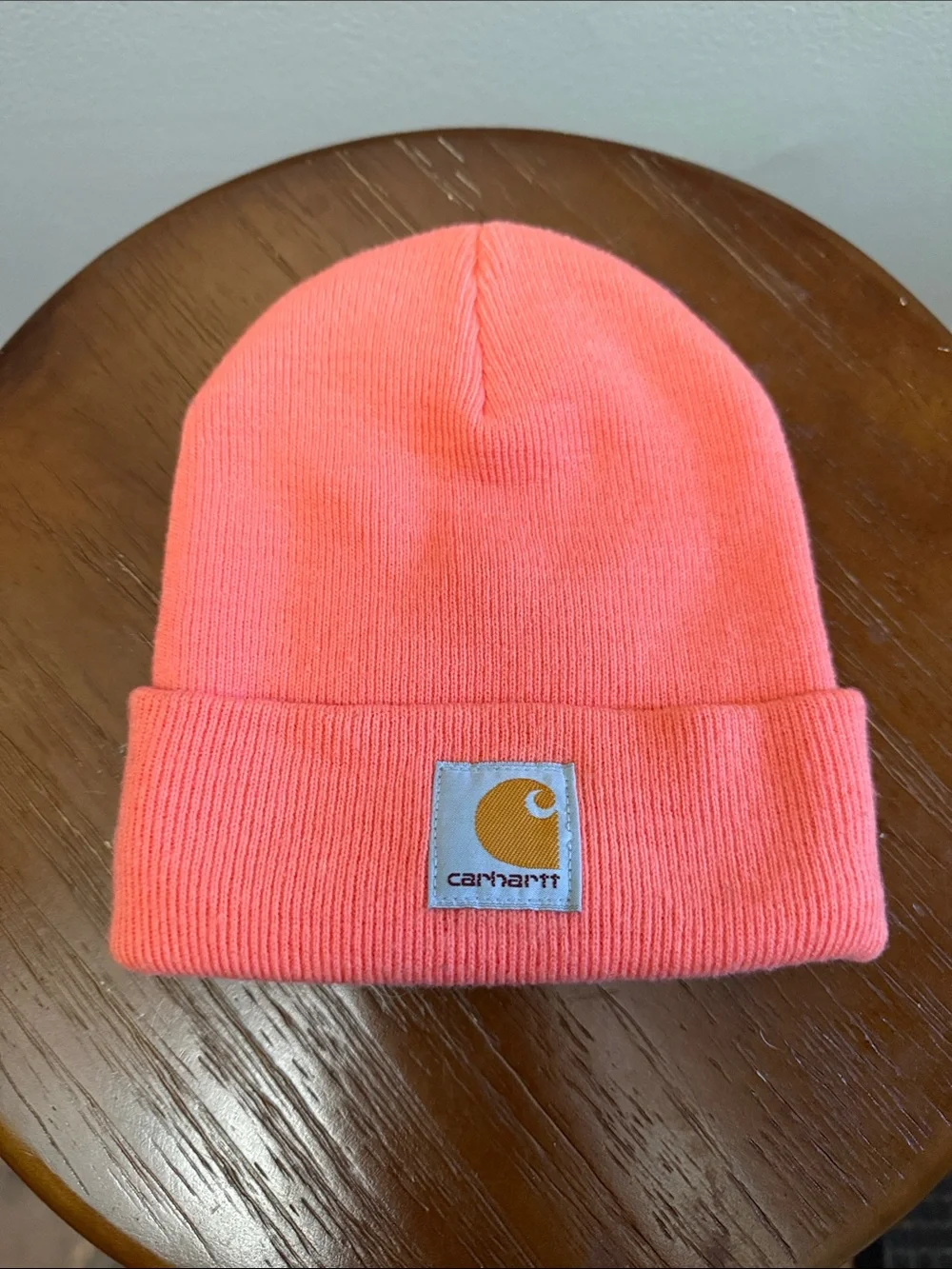 Carhartt Infant/Toddler Neon Coral Beanie Hat